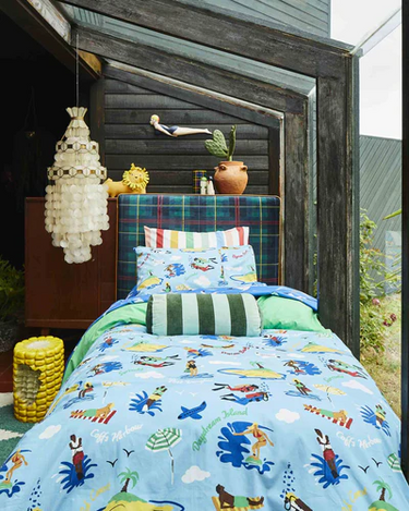 Beach Life Organic Cotton Quilt Cover